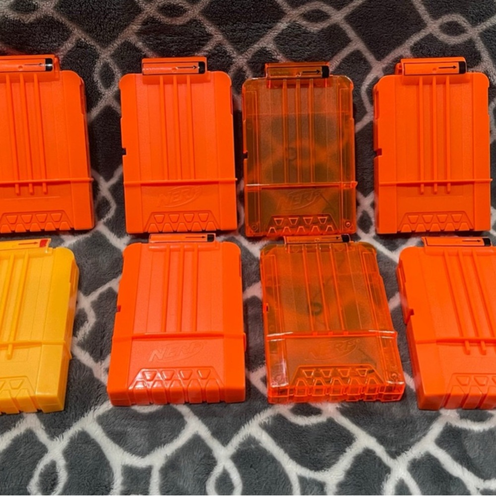 Nerf Gun Magazine Dart Clips Bundle ! Lot of 8 !
